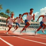 découvrez l'ambiance estivale du meeting de deauville-la touques, où les sprinters s'affrontent dans des courses palpitantes sous le soleil d'été.