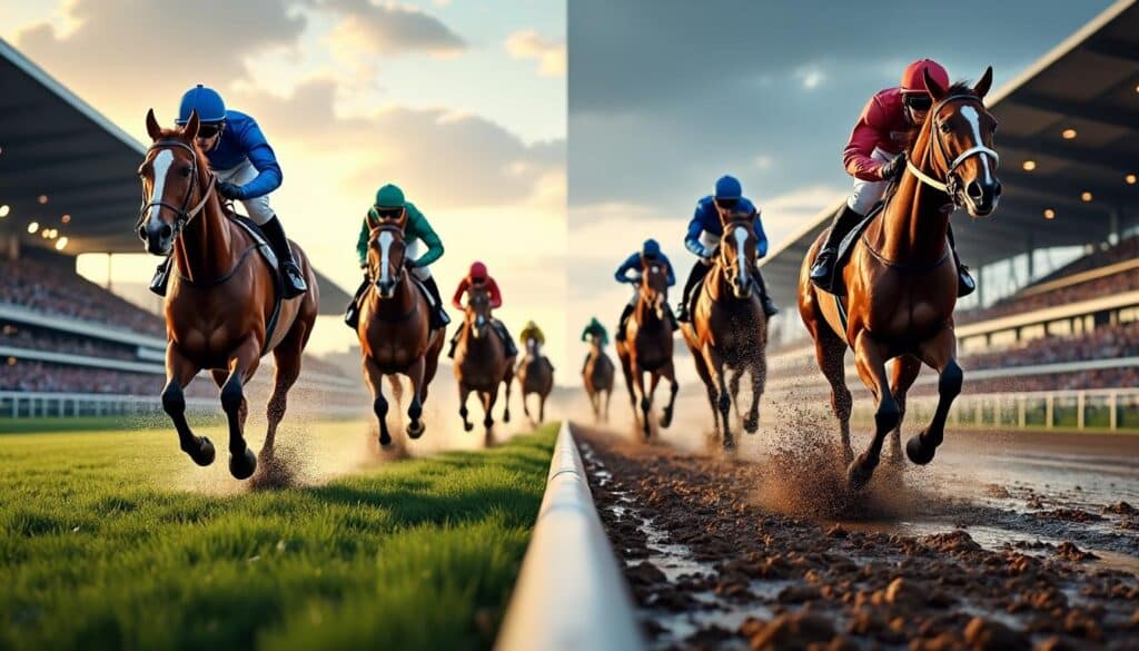 découvrez l'impact chiffré des terrains souples à lourds sur les résultats des courses hippiques selon france galop, pour mieux comprendre les performances des chevaux.